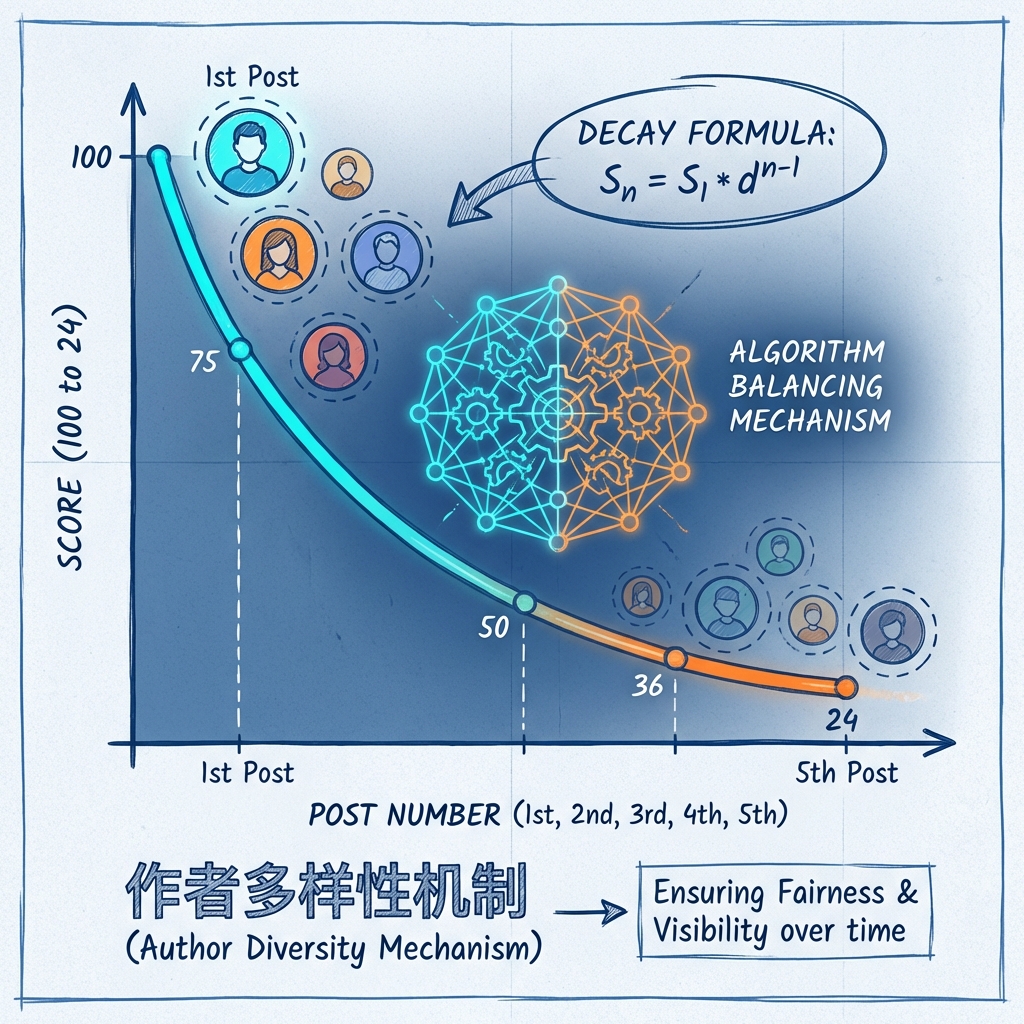 作者多样性机制