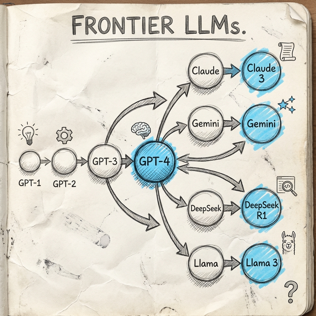 Frontier LLMs 发展图谱