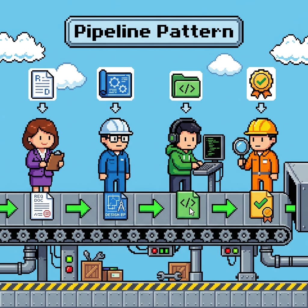 流水线模式示意图