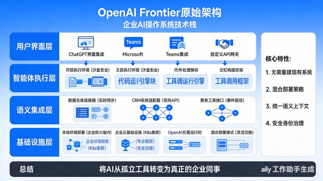 OpenAI Frontier原始技术架构与组件交互细节